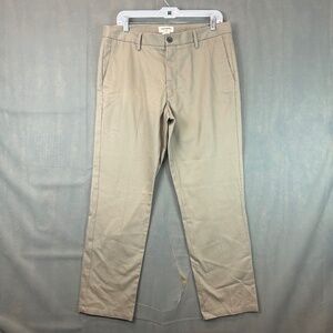Dockers Men’s (measured) Original Chino Alpha Khaki Slim Fit Tan W34xL29